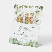 サファリ動物デザートバーサイン 台座サイン (正面)