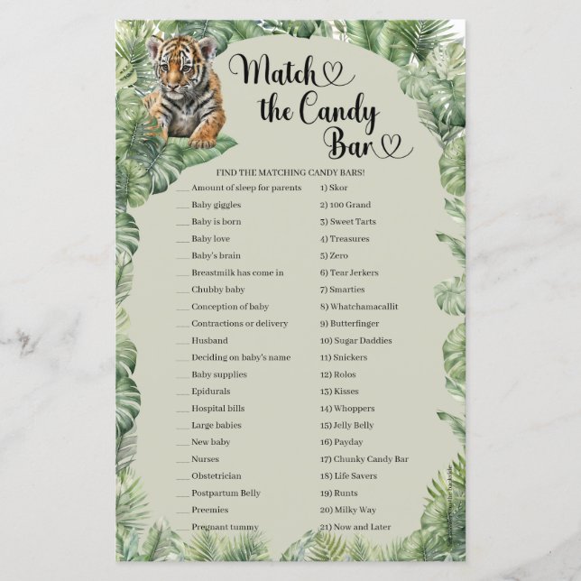 サファリ動物トロピカルマッチザキャンディバーゲーム (正面)