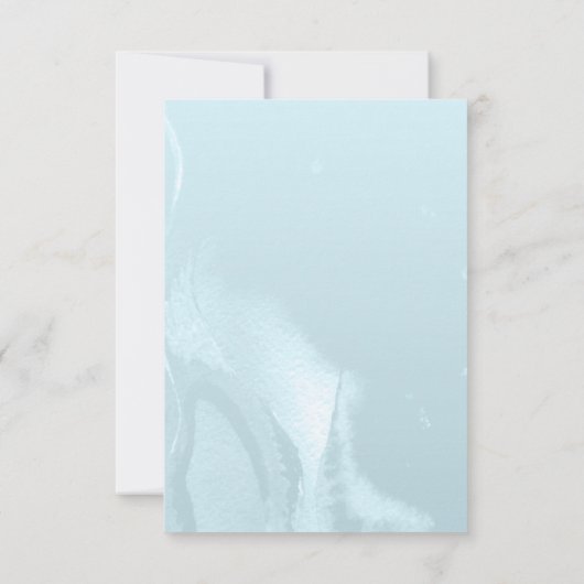 サファリ動物バルーン男の子シャワーありがとう サンキューカード (裏面)