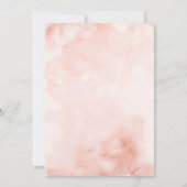 サファリ動物ベイビーシャワー By Mail 緑豊かなゴールド 招待状 (裏面)