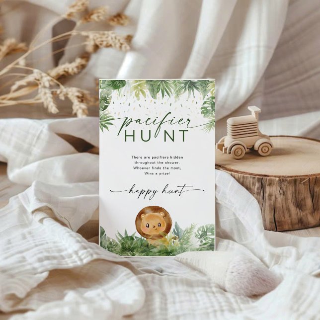 サファリ動物ベビーシャワーおしゃぶり狩りゲーム (クリエイターアップロード済み)