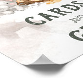 サファリ動物ベビーシャワーカード&ギフトポスター ポスター (角)