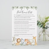 サファリ動物ベビーシャワーパパがゲー最高のムを知る (スタンド正面)