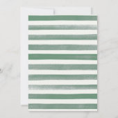 サファリ動物ベビーシャワー招待状 招待状 (裏面)