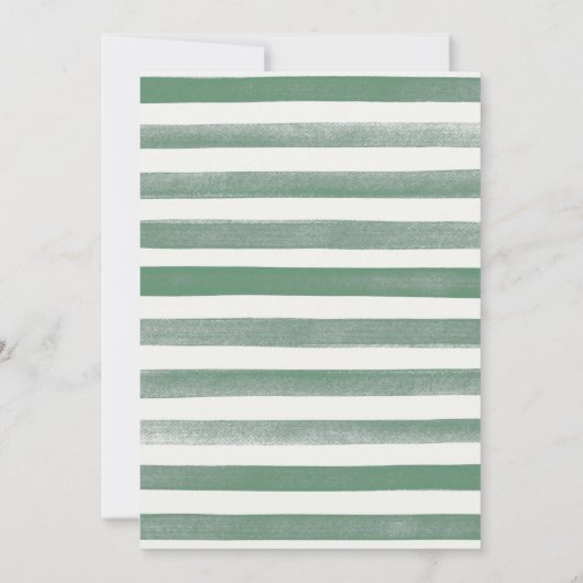 サファリ動物ベビーシャワー招待状 招待状 (裏面)