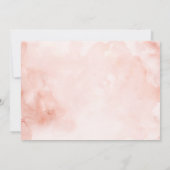 サファリ動物ベビーシャワーbyメール緑の金ゴールド 招待状 (裏面)