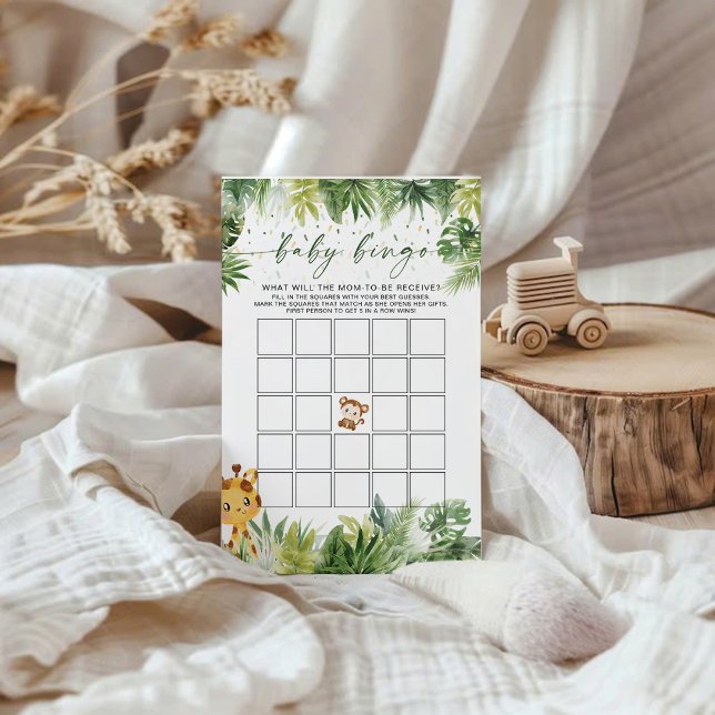 サファリ動物ベビービンゴゲーム (クリエイターアップロード済み)