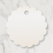 サファリ動物ライオン赤ちゃんシャワーありがとう フェイバータグ (裏面)