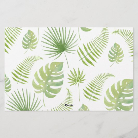 サファリ動物ワイルドワン赤ちゃんシャワーアドバイスの願い 便箋 (裏面)