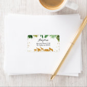 サファリ動物住所 シール (インサイチュ)