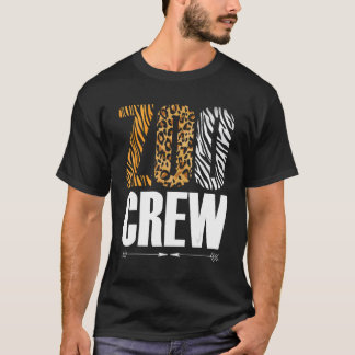 サファリ動物学者 ズークルー 動物たち Tシャツ