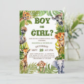 サファリ動物植物性ジェンダーの公開 招待状 (スタンド正面)