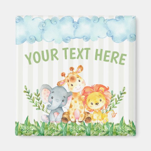 サファリ動物用冷凍機マグネット マグネット (正面)