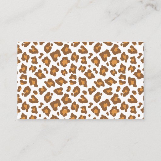 サファリ動物緑の赤ちゃんシャワーおむつラッフル 名刺 (裏面)