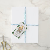 サファリ動物誕生日ありがとう ギフトタグ (より糸付き)