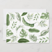 サファリ動物誕生日写真サンキューカード サンキューカード (裏面)