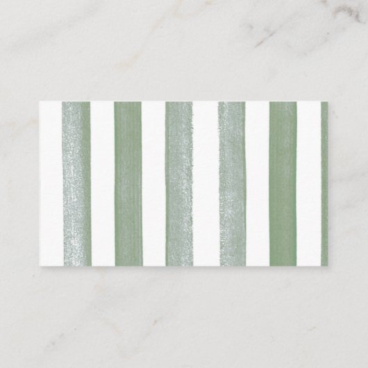 サファリ動物赤ちゃんシャワーおむつラッフルカード エンクロージャーカード (裏面)