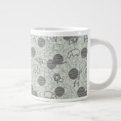 サファリ動物1 ジャンボコーヒーマグカップ (右)