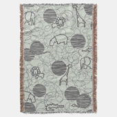 サファリ動物1 スローブランケット (正面縦)