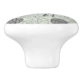 サファリ動物1 セラミックノブ (側面)