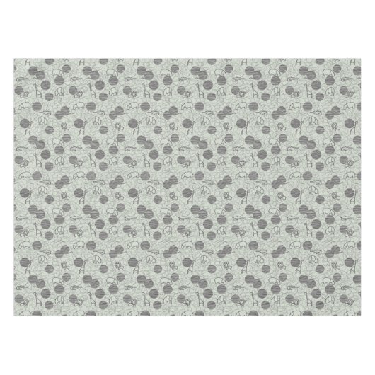 サファリ動物1 テーブルクロス (正面(横))