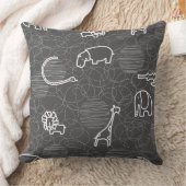 サファリ動物5 クッション (ブランケット)