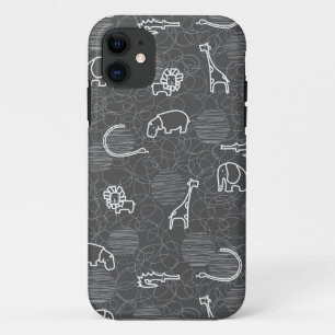 サファリ動物5 iPhone 11 ケース