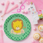 サファリ動物|のベビーのライオン ペーパープレート (パーティー)