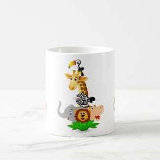 サファリ動物 コーヒーマグカップ