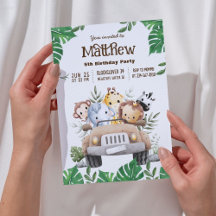 サファリ動物 | ジャングル動物の誕生日パーティー