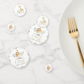 サファリ動物，ジャングル，ワイルドワン，最初の誕生日 コンフェッティ (グループ)