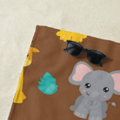 サファリ動物 ビーチタオル (インサイチュ)