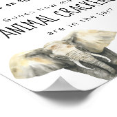 サファリ動物 – 動物のクラッカーの数を推測 ポスター (角)