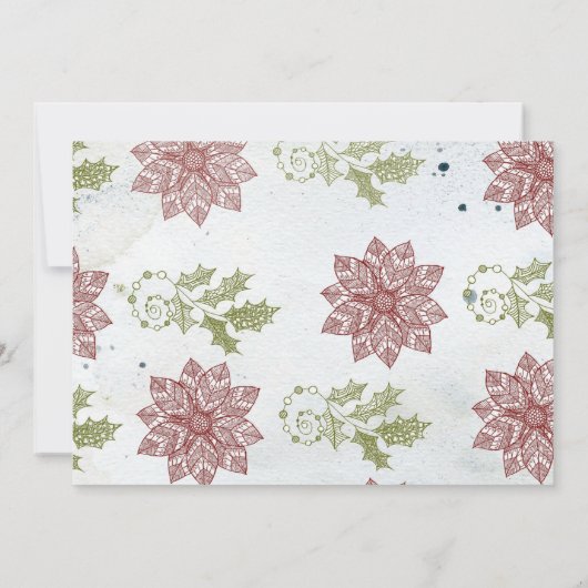 サファリ動物 招待状 (裏面)