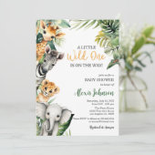 サファリ小さな野生の1が途中招待状 招待状 (スタンド正面)