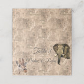 サファリ屋外 プレイスカード (外部開封)