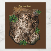 サファリ屋外 ワインラベル (シングルラベル)