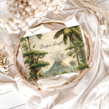 サファリ恐竜ベイビーシャワーディーパーラッフル