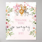 サファリ感謝していーで誕生日を楽しむ ポスター (正面)