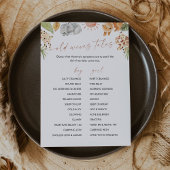 サファリ旧妻物語ベビーシャワーゲームカード 招待状