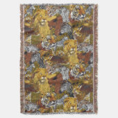 サファリ毛布 スローブランケット (正面縦)