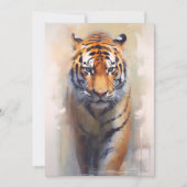 サファリ水色タイガー シーズンカード (正面)