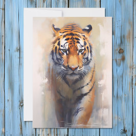 サファリ水色タイガー シーズンカード