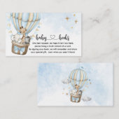 サファリ熱気球ブックリクエスト エンクロージャーカード (正面/裏面)