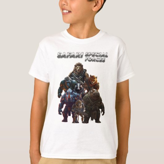 サファリ特殊部隊 Tシャツ (正面)