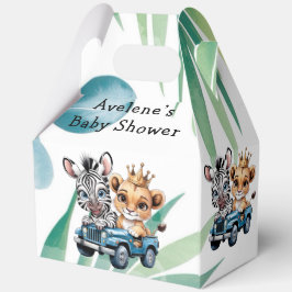 サファリ王室のライドボーイベビーシャワーギフト フェイバーボックス