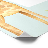 サファリ男の子のシャワー歓迎サイン ポスター (角)