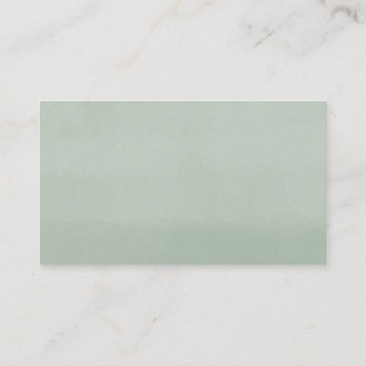 サファリ男女兼用の緑おむつラッフルカード エンクロージャーカード (裏面)