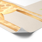 サファリ男女兼用ビベイシャワー歓迎サイン ポスター (角)