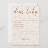 サファリ男女兼用ーのベビーカードのご希望 (正面)